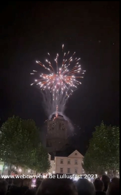 Feuerwerk Lullusfest Video 2023